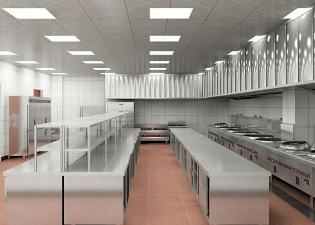 学校幼儿园食堂厨房工程设计要配置厨房设备有那些？
